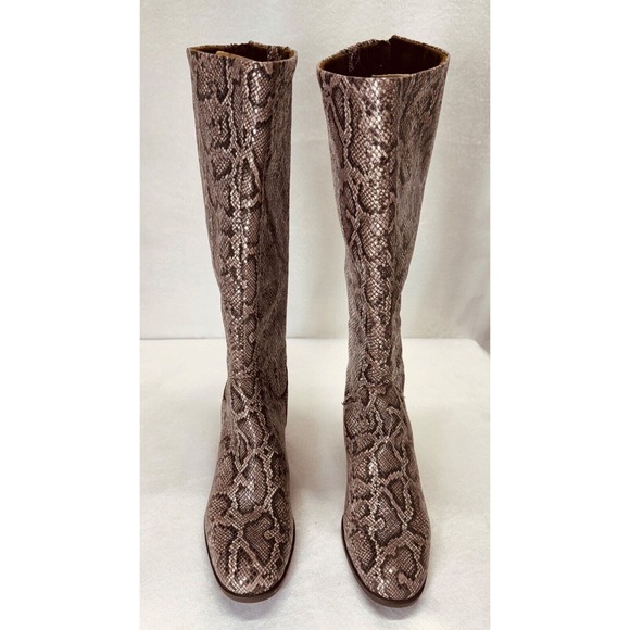 Born Womens Audrina Color: Brown Snake Print Style Boots￼‎ F70257 Size 7 Boots - Picture 5 of 10